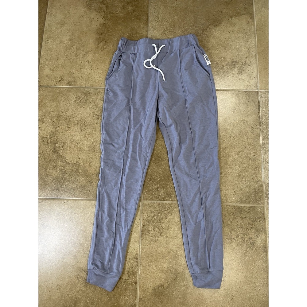 Gymshark Solace Bottoms 2.0 Joggers Womens Sz XS Blue Drawstring Lightweight